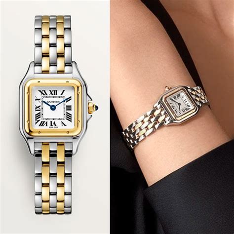 cartier panthere gold watch dupe